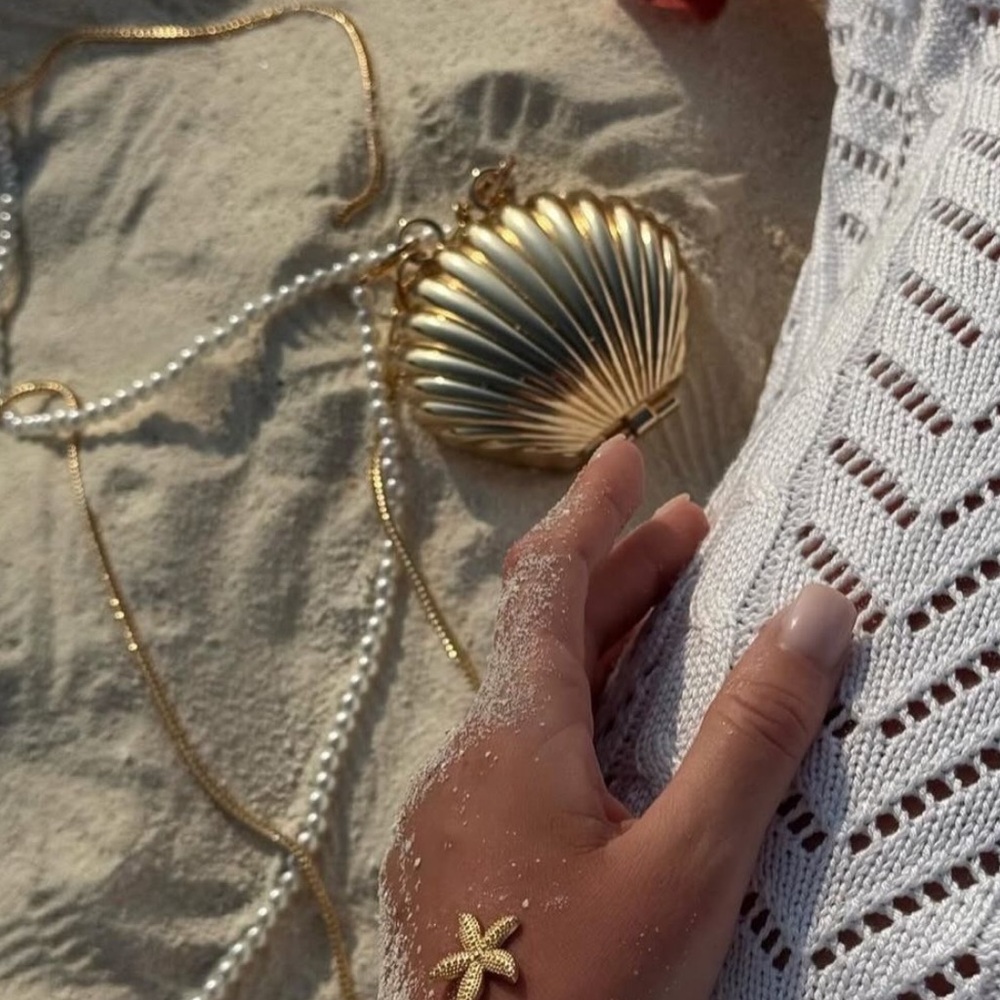 Mini Bag Sea Shell Mini Clutch - Picture 7 of 7